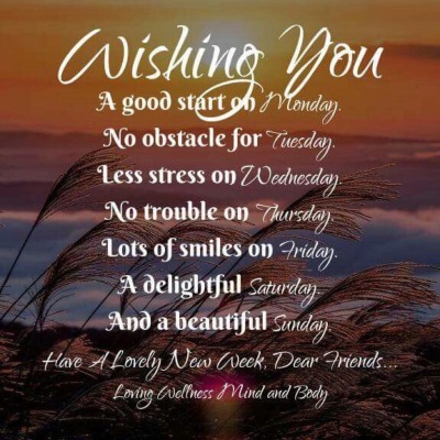 Greetings for seven days