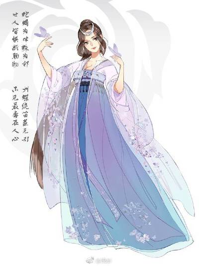 剑网三漫画插画#剑网三门派校服衍生汉服—五毒 （出处见水印）