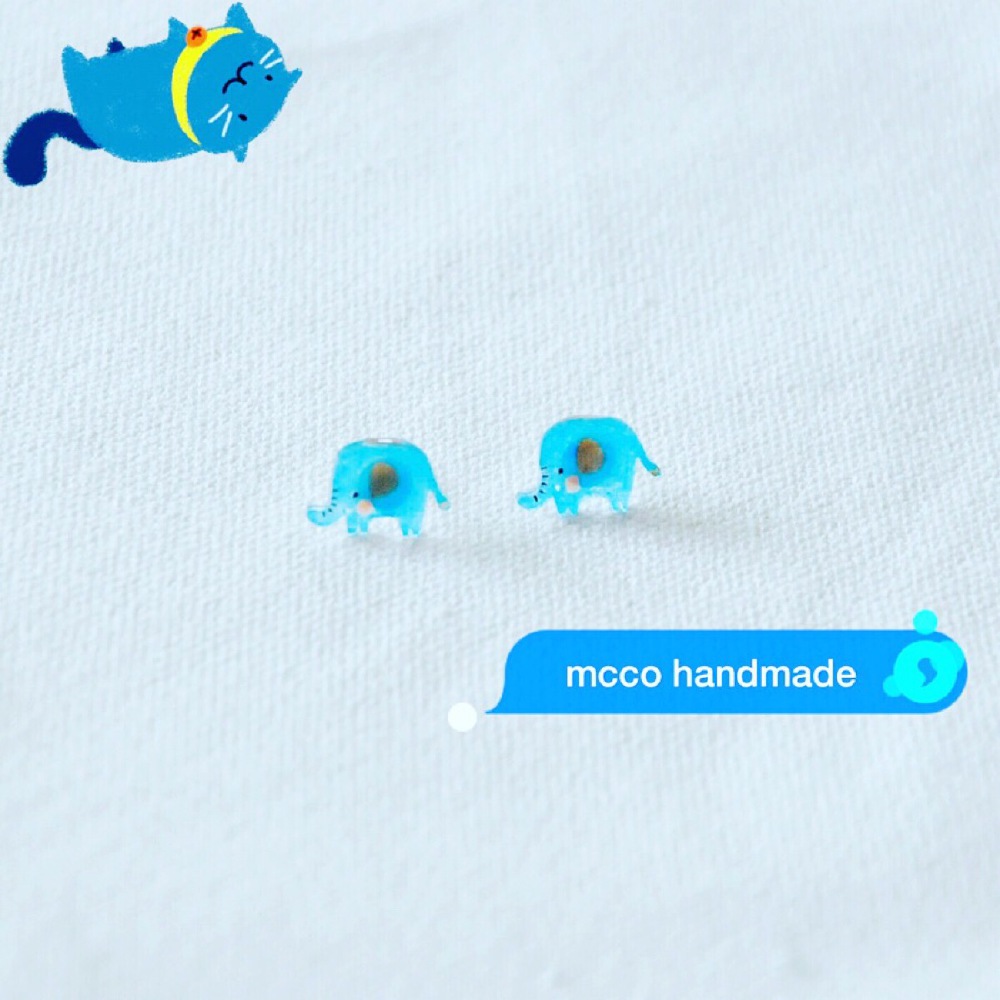 手工绘热缩片耳钉mcco handmade http://weidian.com/s/159505?ifr=shopdetail&wfr=c
