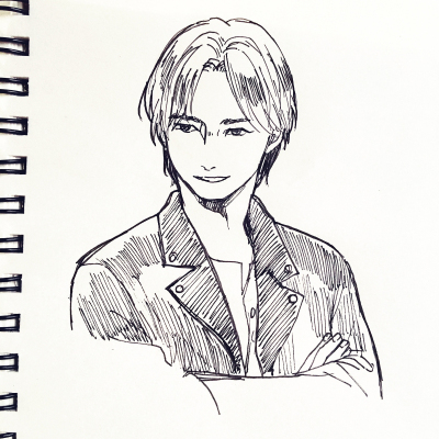 插画 手绘 kinki kids
