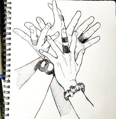 插画 手绘 kinki kids