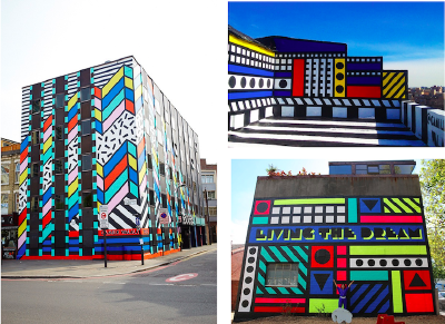 Camille Walala 孟菲斯”风格的建筑