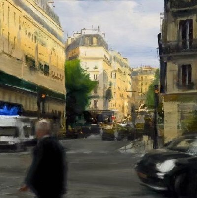 #自学美术资料集#美国画家 Ben Aronson