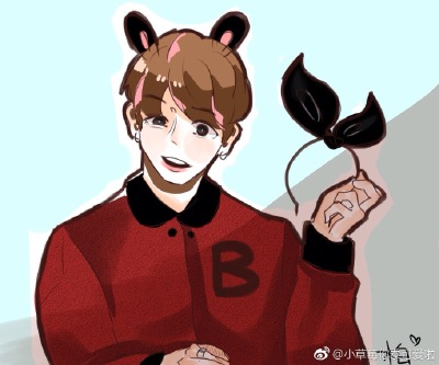 #木白可的杂物间# #田柾国夺目发光体# 【呵 喂小妞 你想让本兔兔戴这个？？做你的白日梦去吧!】赶出来了嫌弃脸qwq因为这个太可爱了 ​​​​