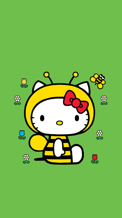 iPhone 壁纸 Hello Kitty 凯蒂 KT猫