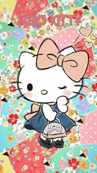iPhone 壁纸 Hello Kitty 凯蒂 KT猫