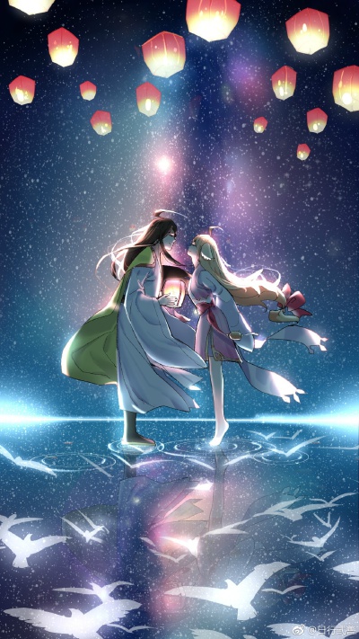狐妖小红娘
东方月初&涂山红红
图自微博@日行弎善