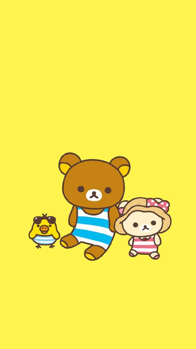 iPhone 壁纸 轻松熊 rilakkuma