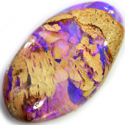 澳大利亞鐵欧泊 呈天然水晶紫 11.7克拉
11.7 CTS PIPE BOULDER OPAL BB88