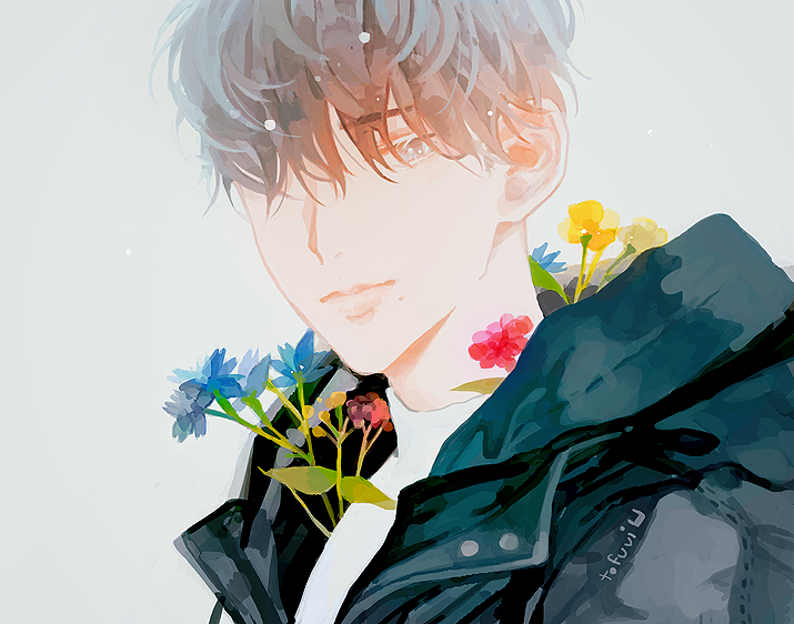 sheltering. 绘师：tofuvi 本作品pixiv id= 65540290