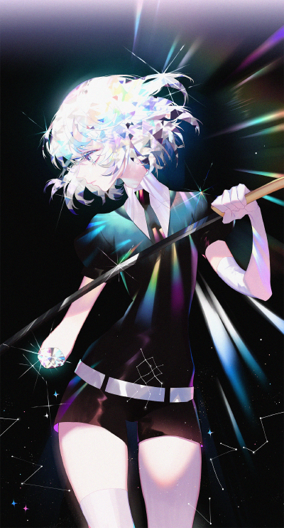 宝石之国 钻石 绘师：DAdonikaaaaaa（pixiv id=2565007） 本作品pixiv id=65792279