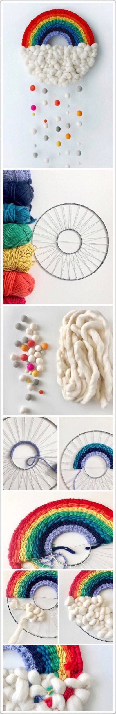 彩虹云挂饰