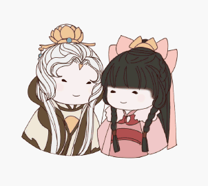 #素风#素还真×风采铃做了个简单的GIF~啾~ ​​​​