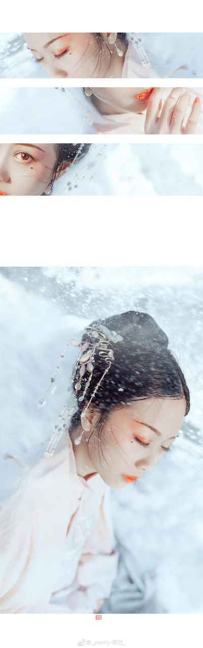 【大菇凉】【岂曰无衣 与子同袍】汉服 同袍 摄影 汉家衣裳 形制 袖制 摄影 气质 意境 唯美 
袄裙
#欧巴客片集##深圳约拍#
雪吹醉面不知寒，信脚千山与万山。
天甃琼街三十里，更飞柳絮与君看。
             …