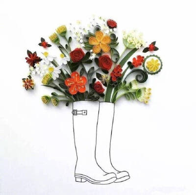 衍纸与插画