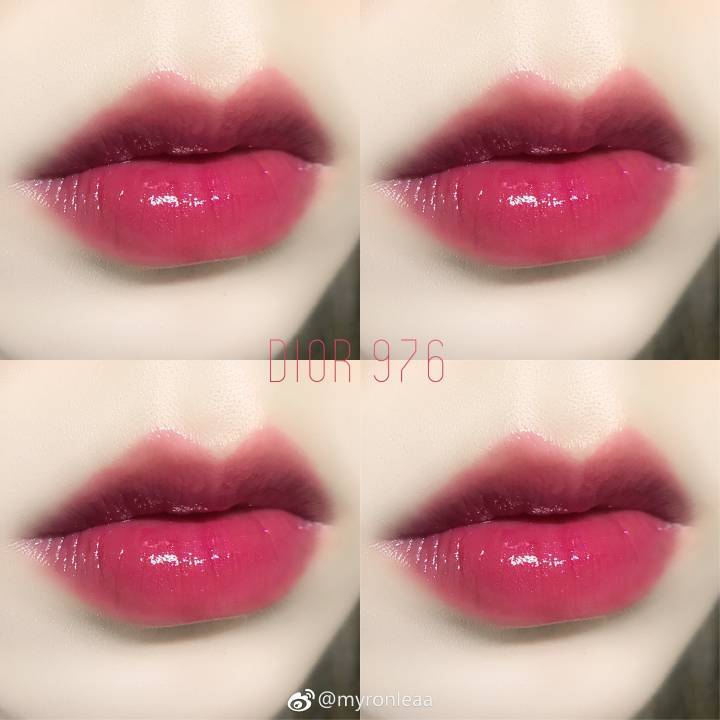 迪奥 口红试色