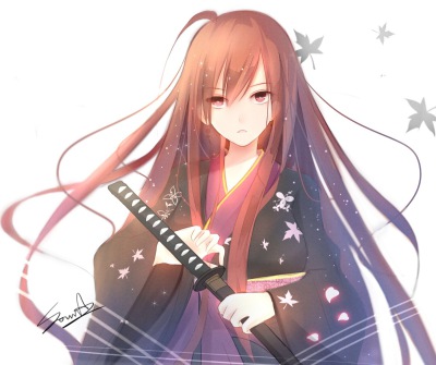 【虎斑*收集】武器娘&战姬 <血染江山的画，怎敌你眉间一点朱砂> p站高清美图