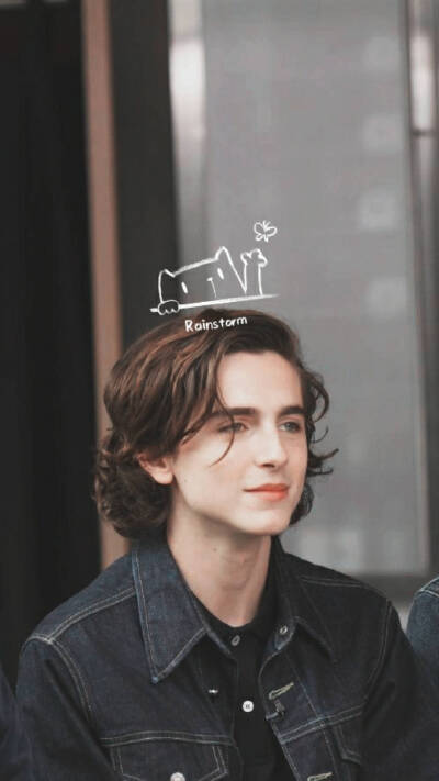 蒂莫西·柴勒梅德Timothée Chalamet，甜茶，头像，壁纸cr @Rainstorm-暴雨