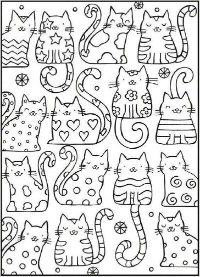 简笔画猫