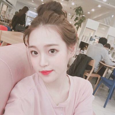 Girl face.丸子头.女生头像