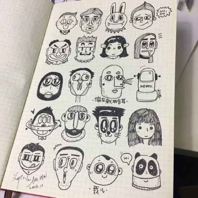 手账素材 收集 水彩画 插画 涂鸦 手账插画 儿童画