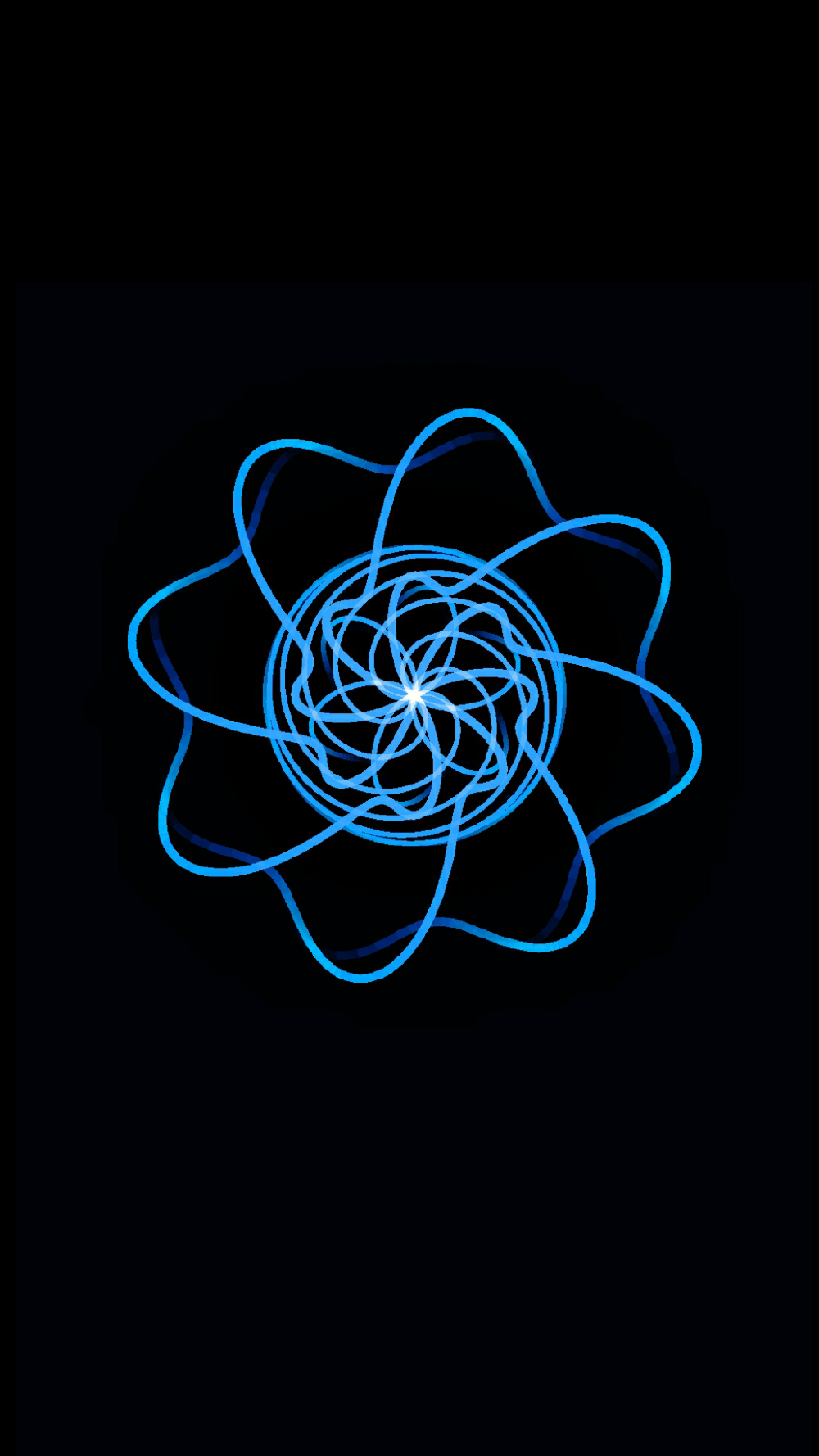 黑白 意境 花 荧光 手机壁纸 iPhone Android Windows