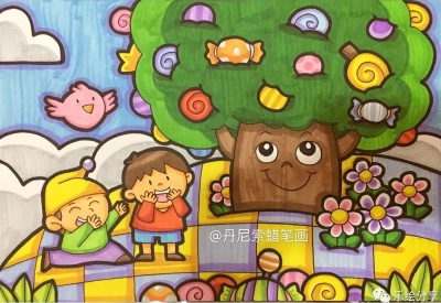 彩笔画