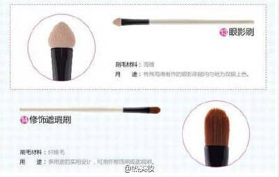 化妆刷科普