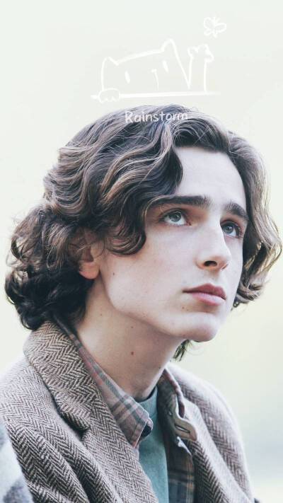 蒂莫西·柴勒梅德Timothée Chalamet，甜茶，头像，壁纸cr @Rainstorm-暴雨