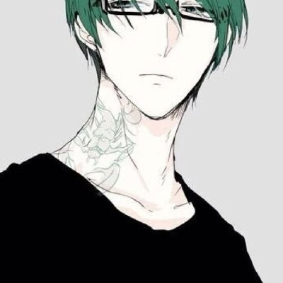 眼镜男生+动漫+二次元+卡通