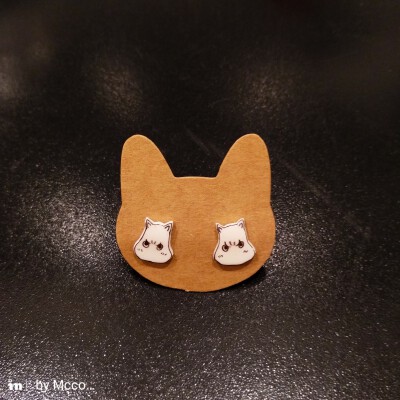 moomin小耳钉 自己手作