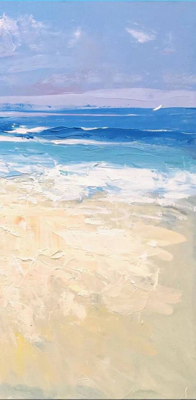 色块 油画