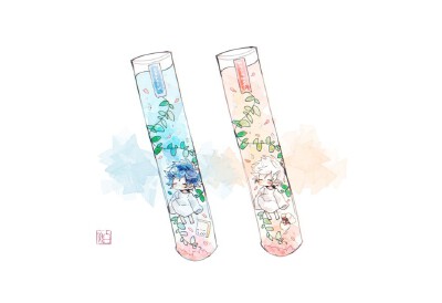 mafumafu,soraru图片来自推特，画师推特id@sirokawa_