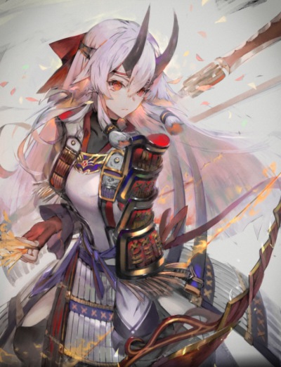 丨虎斑收录丨武器娘&战姬 <血染江山的画，怎敌你眉间一点朱砂> p站高清美图