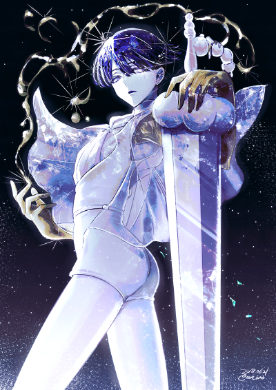 宝石之国 绘师：森乃ばんび（pixiv id=1120945） 本作品pixiv id=69335184