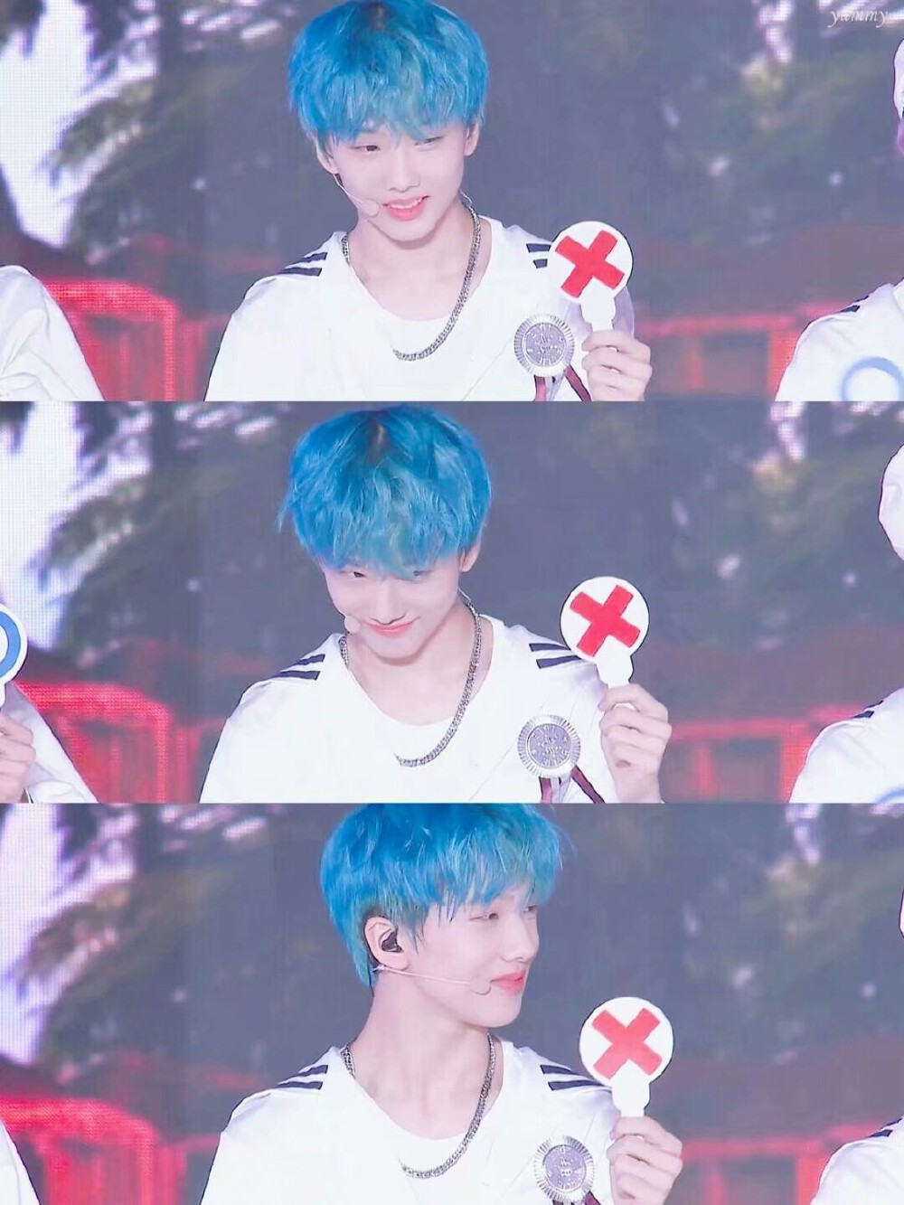 蓝发的星总让我有种陷入恋爱的感觉
©NCT小幸运