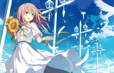 pixiv 插画 二次元 连衣裙