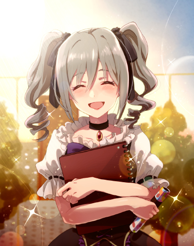 pixiv 插画 二次元 笑容