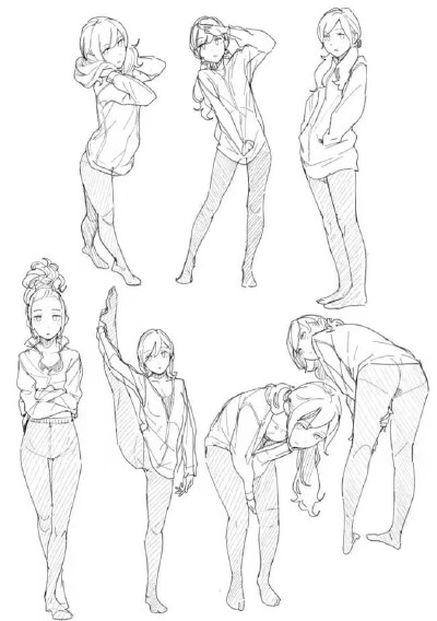 人物动作参考