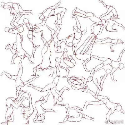 人物动作参考