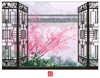 风景手绘