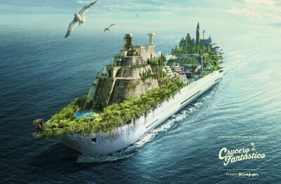 Viajes el Corte Ingles Print Ad - Fantastic Cruises, 2