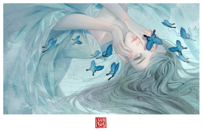 〔 古风美人 〕作者' 养猫画画的随随