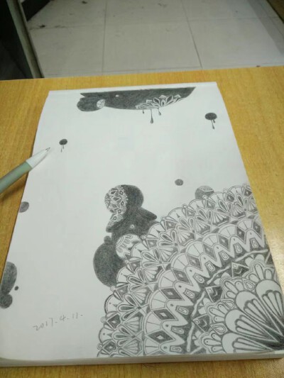 铅笔画