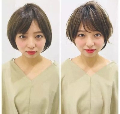 小脸发型修剪