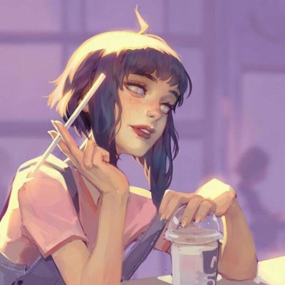 手绘女头