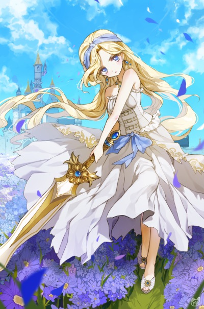 【虎斑*收集】武器娘&战姬 <血染江山的画，怎敌你眉间一点朱砂> p站高清美图