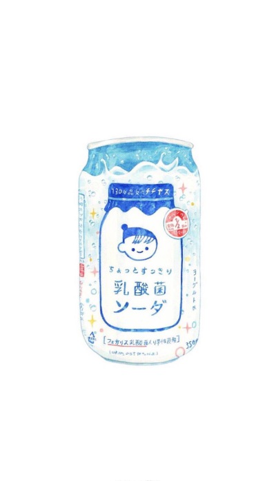 手绘水彩美食