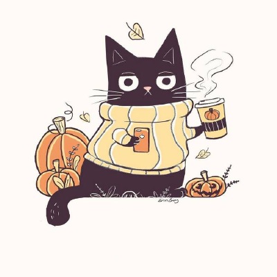 插画 猫咪