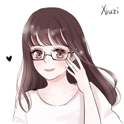 动漫 少女 头像 插画 